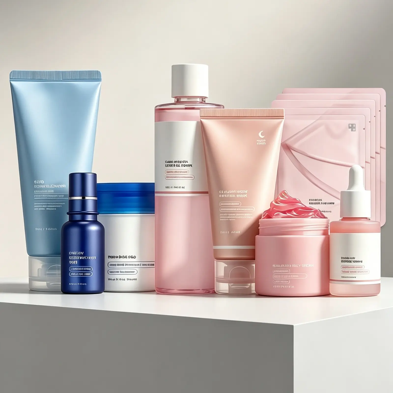Korean Glass Skin Skincare Set | 8-Piece Glow Routine for Hydration, Brightening & Smooth Skin