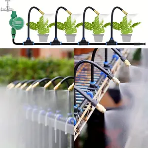 Irrigation timing universal set outdoor courtyard intelligent watering garden automatic watering device plant watering spray (85-tube universal spray) Automatic Plants Watering