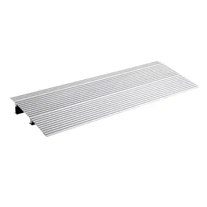 【Summervibes】VEVOR Door Threshold Ramp, 2" Rise, 800 lbs Load Capacity, Door Ramp for Wheelchairs, Aluminum Threshold Ramp for Doorways, Adjustable Modular Threshold Ramp for Wheelchairs, Scooters, Power Chairs