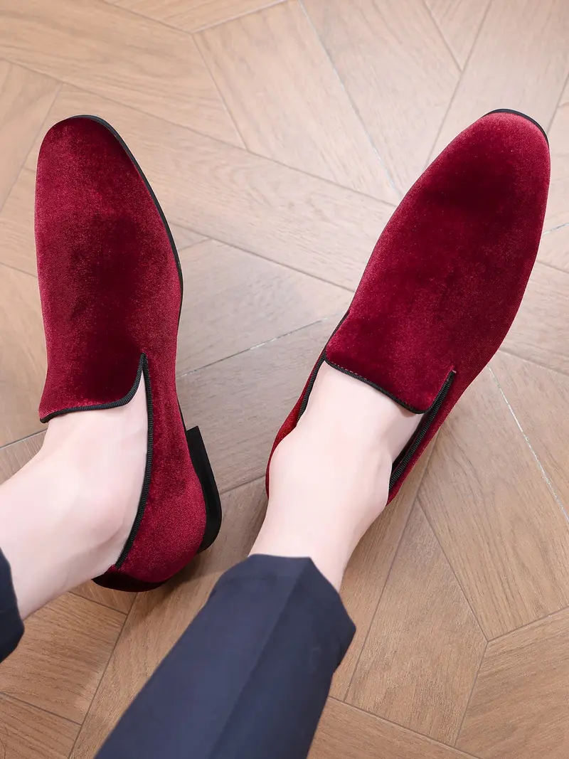 open lace back dress David DE Edwards Delmonico Velvet Slip On Loafers NEFNYC – New Edition  Fashion main image 1