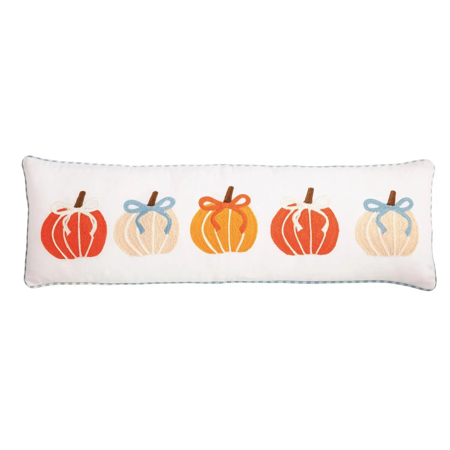 Fall Embroidered Pillow