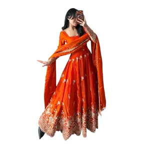 Heavy Handwork Anarkali Suit