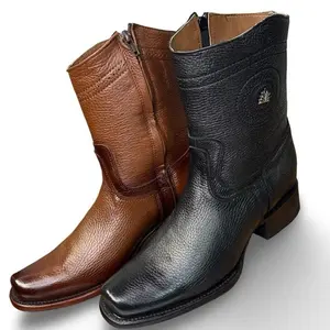 Bota Vaquera Estilo Dubai Venado For Caballero - 100% Copper Construction, Quality Craftsmanship, Everyday Wear Footwear