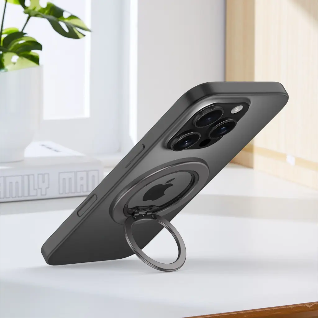 360° Rotating Magnetic Phone Holder - Strong Grip for Car & Desk, Adjustable Viewing Angle, Universal Compatibility