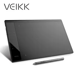 VEIKK Drawing Tablet A30 10x6 inch Large Size Writing Board For Digital Art Online Teaching Online Officie Digital Noteing 290 PPS 16384 Level Hight Pressure Sensitivity Support Windows Mac Android