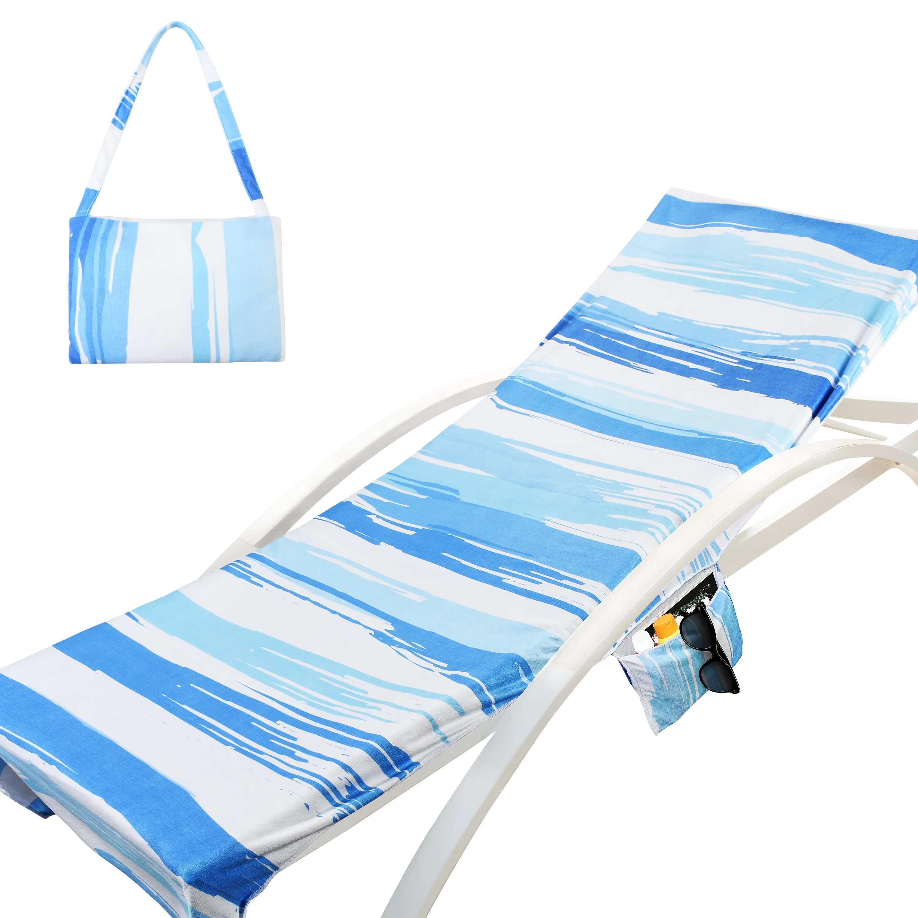 Beach Lounge Chair Towel Cover