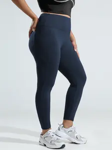 Women's High Waisted Tummy Control Shaping Leggings 3-Pack with Pockets - Non-See-Through, Stretchy, Breathable Skinny Pants for Yoga Spandex For Gym