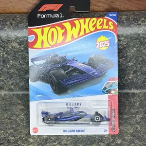 Hotwheels Williams racing f1 international card