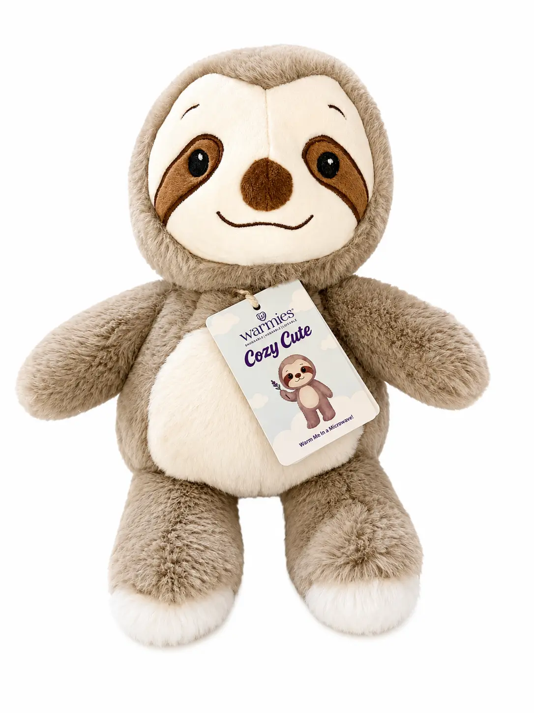 Sloth Cute Warmies Cozy Plush Heatable Lavender Scented Stuffed Animal