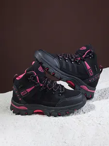 Women's Mid-Top Outdoor Hiking Shoes Comfortable Non-slip Wear-resistant Rubber Sole Suitable for Hiking Trekking All-Season Plus-Size Sports Shoes Walking Shoes Footwear
