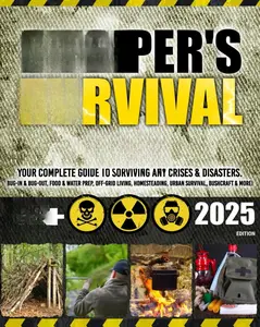 The Prepper’s Survival Bible: Your Complete Guide to Surviving Any Crises & Disasters. Bug-In & Bug-Out, Food & Water Prep, Off-Grid Living, Homesteading, Urban Survival, Bushcraft & More!