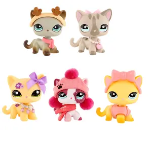 Collectable Animal Shorthair Cat #391 #468 #1962 #2291 #339 Action Figures Set Bobble Head Toy Figure Lot