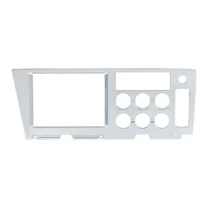 United Pacific Chrome Center Dash Upper Panel - Truck & Automotive Interior Accessories, Dashboard Part with OEM Fit, Triple-Chrome Finish for Freightliner Cascadia