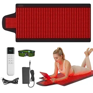 Red Light Therapy Mat for Body, 73"x 34" Red and Infrared Light Therapy Blanket with 660nm & 850nm Dual Wavelengths, 1370 LEDs Infrared Light Therapy for Full Body Pain Relief,Promotes hair growth, relieves pain, improves blood circulation