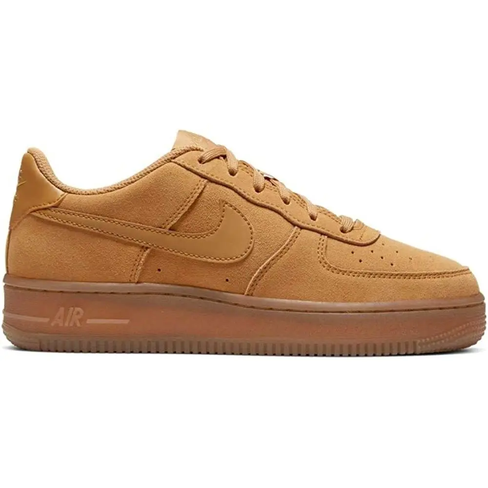 Youth Nike Air Force 1 LV8 Wheat/Wheat-Gum Light Brown (BQ5485 700) (GS)
