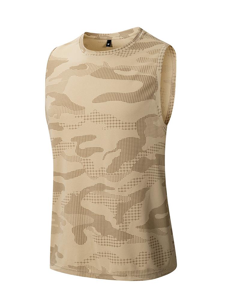 Cool Camouflage Tank Top Men's Cool Breathable Sleeveless Fitness Tank for Menswear Vests Cool Camouflage Tank Top Men's Cool Breathable Sleeveless Fitness Tank for Menswear Vests