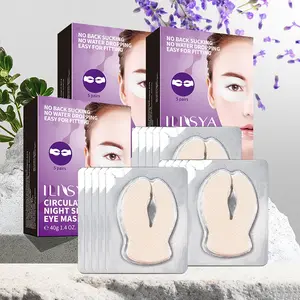 ilisya night sleeping eye mask 3-pack 360° hydrating full coverage reduces fine lines beginner-friendly essential