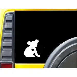 Koala little Heart Decal 6" Sticker *J499*