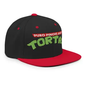 Puro Pinche Juicy Torta Power Snapback Hat – Structured Fit