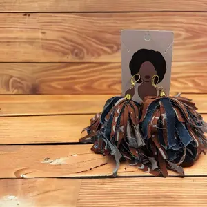 Isoke fabric earrings