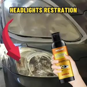 Car headlight repair fluid:  A product for restoring and enhancing car headlights, addressing oxidation, yellowing, scratches, and haziness, and providing a protective coating.