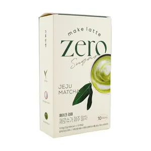 HUMEAL Sugar-Free Matcha Latte Sticks 10 Pack 4.23oz Jeju Island Matcha