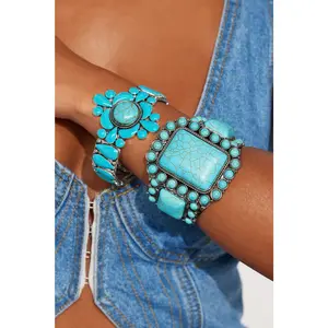 Desert Sky 2 Piece Bracelet Set - Turquoise