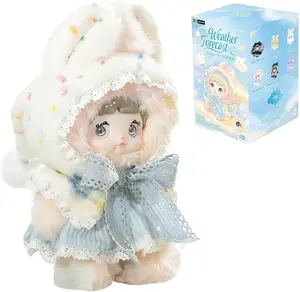 Nommi Plush Blind Box， Nommi Plush Figure Toys 1PC (1 of 7 Possible Styles) Weather Forecast Series Birthday Gifts 10 in