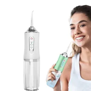 USB Rechargeable Water Flosser, Portable Oral Irrigator with 4 Jet Tips, 3 Modes Teeth Cleaner, Home & Travel Use, New Condition