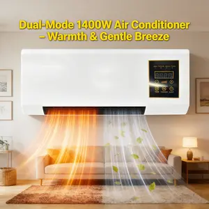 1400W Quick Heating Heater, Gentle Natural Wind, Wall Mounted Indoor Heater for Home Office Living Room 1400W Indoor Heating Device,Quick Warm Indoor Heater,Fast Heating Home Heater,Living Room Indoor Warm Heater,Home Indoor Heating Device