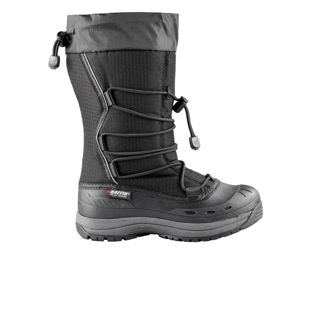 Baffin Womens Snogoose Waterproof Insulated Snow Casual Boots Mid Calf - Black