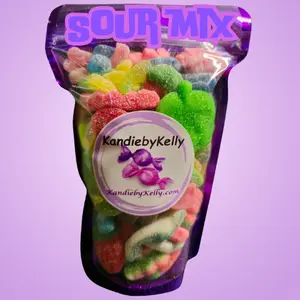 1 LB Sour Assorted  Gummy Mix - Perfect snack for Kandie lovers !