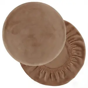 Velvet Bar Stool Cover, High-End Velvet Chair Cover, Coffee Shop Bar Commercial Stool Cover, Elegant Round Stool Set