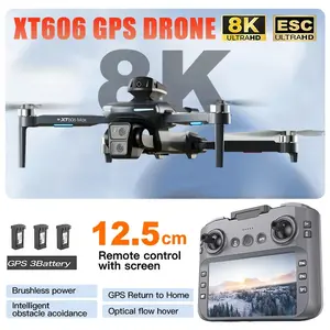 XT606 MAX GPS Drone — 4K/6K/8K Camera, Visual Obstacle Avoidance, Brushless, 25-Min Flight