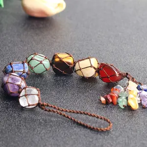 Car Irregular Crystal Pendant, 1 Car Hand-woven Car Interior Pendant, Car Interior Pendant, Decoration, Car Hanging Decoration