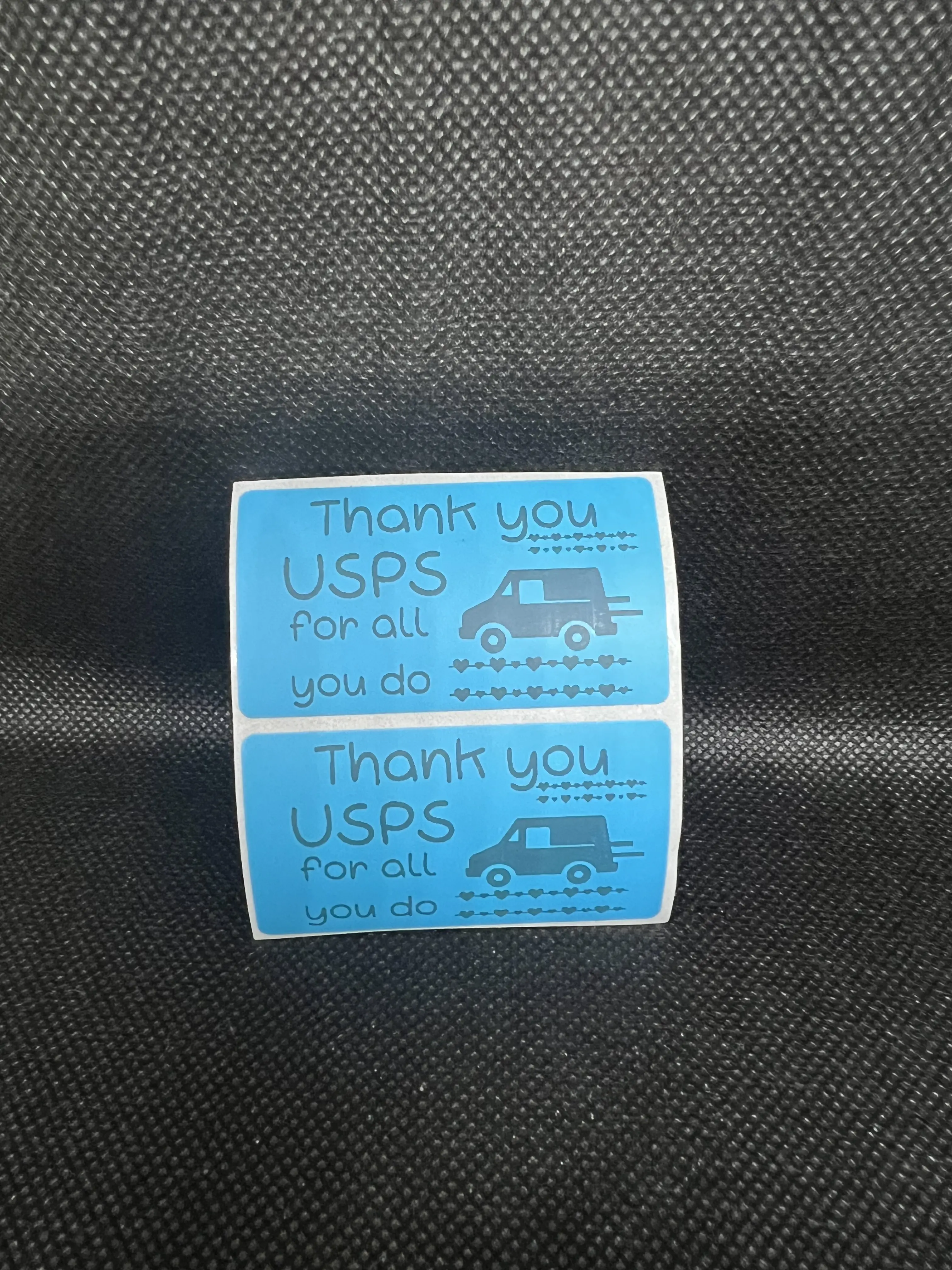 Rectangle "Thank you USPS" Sticker