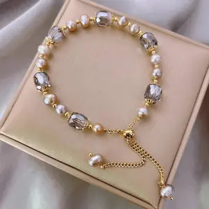 Vintage Imitation Pearl Bracelet - Multi-Imitation Pearl Smooth Beads, Look Fine Jewelry Gift Suitable for Daily Wear, Weddings, Parties & Special Occasions - Year-Round Elegant Accessory