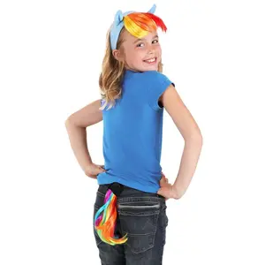 Rainbow Dash Headband Tail & Cutie Mark Costume Kit