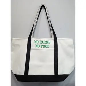 NO FARMS NO FOOD Boat Bag