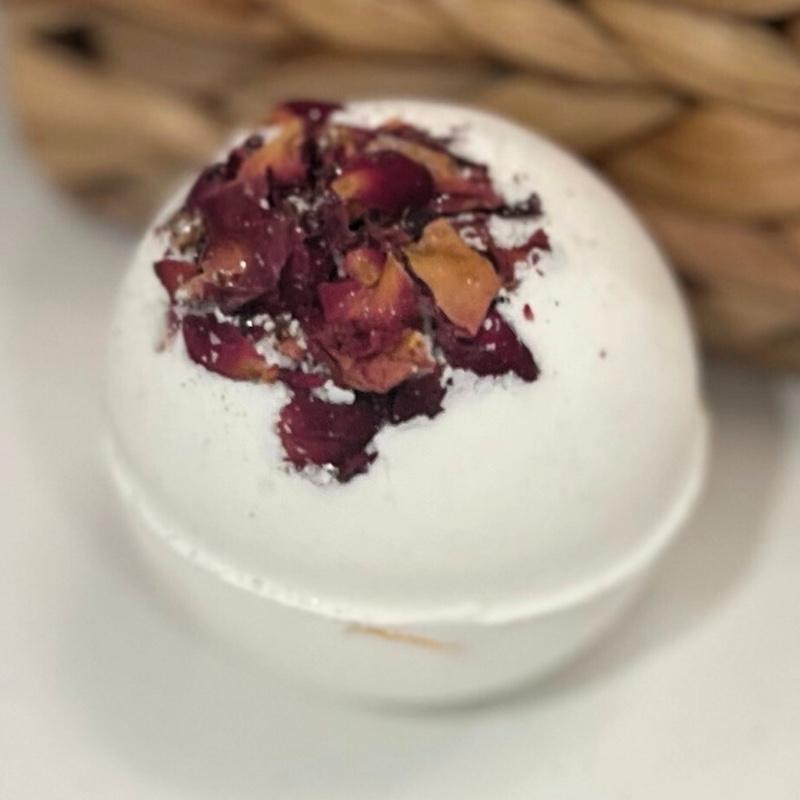 Rose Bath Bomb, Pick your Scent, Natural Bath Bomb, Fragrance, Aroma Shower, Rose Flowers, Fizzer, Skin Care, Body Care