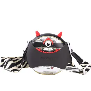Cocosmile Monster Durable Tritan Plastic Cup with Lanyard for Fun and Practical On-the-Go Hydration - Playful Monster Design
