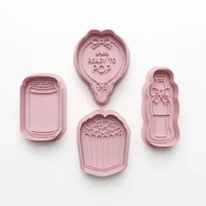 Ready to pop Baby Shower cutter and stamps 2"