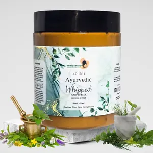 40 IN 1 Ayurvedic with chebe wisdom Hair Growth Butter Organic Hair Nutrition Silicone Free