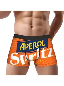 1 piece Drink Underpants Breathbale Panties Male Underwear Ventilate Shorts Boxer Briefs