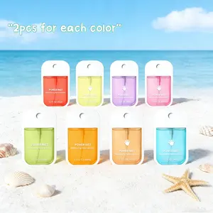 Portable Hand Sanitizer Gel, 8 Fragrances Available, Pocket-Sized for Outdoor Use, Instant Clean & Scented, 2pcs Pack
