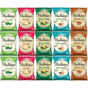Miss Vickie's Kettle Cooked Potato Chips Variety Pack, 1.375 oz (Pack of 15) Bundled by Shoppyway Miss Vickie's Kettle Cooked Potato Chips Variety Pack, 1.375 oz (Pack of 15) Bundled by Shoppyway