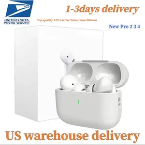 USA stock Covers for Airpods Pro 2, Airpods pro 3, Airpods 4, Airpods 2 Pro Lightning version,