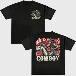 Black Cowboy Killers Shirt, Western Cowboy Hoodie, Cowboy Killers Tshirt, Vintage 90s Skull Cowboy Shirt Men Western Skeleton Cowboy Shirt, Cotton Top