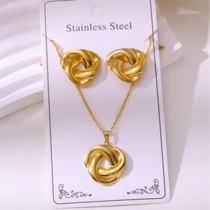 Nuevo Juego de Joyas de Acero Inoxidable