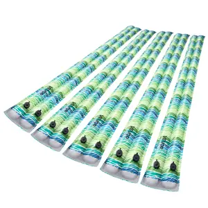 VEVOR Pool Cover Water Bags, 5 Packs 8 Ft, Double Chamber Pool Cover Water Tubes with Reflective Strips, 0.3mm Thick PVC Bags Weights with Leakproof Screw Cap, for Winter Inground Swimming-Pool Covers